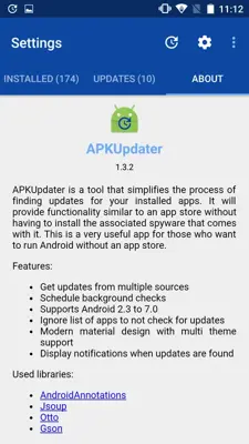 APKUpdater android App screenshot 3