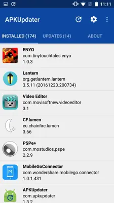 APKUpdater android App screenshot 4