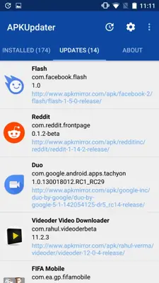 APKUpdater android App screenshot 5